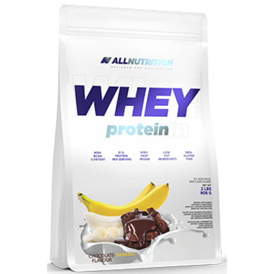 Сывороточный протеин концентрат AllNutrition Whey Protein (900 г) Chocolate Banana