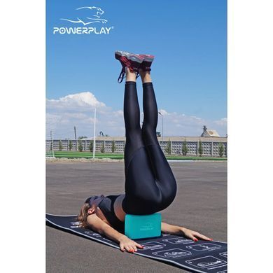 Блок для йоги PowerPlay 4006 Yoga Brick М'ятний