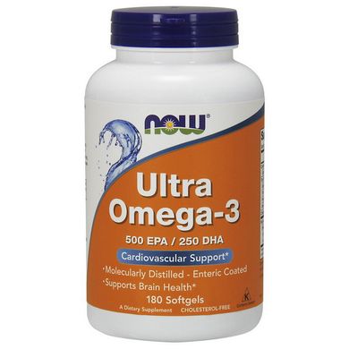 Ультра Омега 3 Now Foods Ultra Omega-3 180 капс