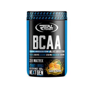 БЦАА Real Pharm BCAA Instant 400 грам Полуниця-кавун