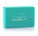 Блок для йоги PowerPlay 4006 Yoga Brick М'ятний