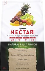 Сироватковий протеїн ізолят Syntrax Nectar Natural 907 г natural fruit punch