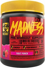 Предтренировочный комплекс Mutant Madness 225 грамм fruit punch