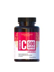 Витамин C Golden Pharm Vitamin C Buffer 660 mg Acerola 90 капсул