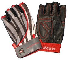 Рукавички для фітнесу Mad Max Nine-Eleven MFG 911 (розмір M) zebra
