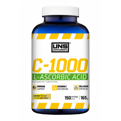 Витамин C UNS C-1000 (165 г) юнс Lemon
