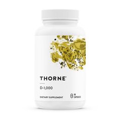 Витамин Д3 Thorne Research Vitamin D3 1000 IU 90 капсул