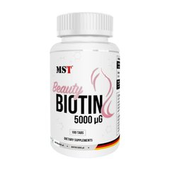 Биотин MST Beauty Biotin 5000 100 таблеток