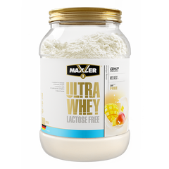 Сироватковий протеїн концентрат Maxler Ultra Whey Lactose Free 900 грам Манго