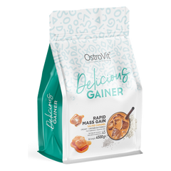 Гейнер для набору маси OstroVit Delicious Gainer Rapid Mass Gain 4500 г salted caramel