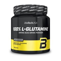 Глютамін BioTech 100% L-Glutamine 240 г