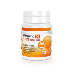 Витамин Д3 Activlab Vitamin D3 Forte 100 mcg/4000 IU 60 мяг. капсул