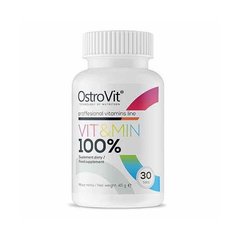 Комплекс вітамінів OstroVit Vit & Min 100% (30 табс)