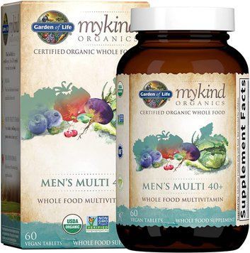 Вітаміни для чоловіків 40+, MyKind Organics, Men's Multi 40+, MyKind Organics, Garden of Life, 60 веганських пігулок