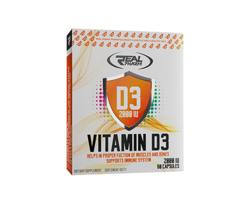 Вітамін D3 Real Pharm Vitamin D3 2000 IU 60 капсул