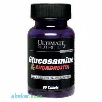 Глюкозамін хондроїтин Ultimate Nutrition Glucosamine Chondroitin 60 таб