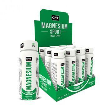 Магній QNT Magnesium Shot 12 x 80 мл Тропічні фрукти