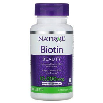 Біотин Natrol Biotin 10000 мкг 100 таблеток