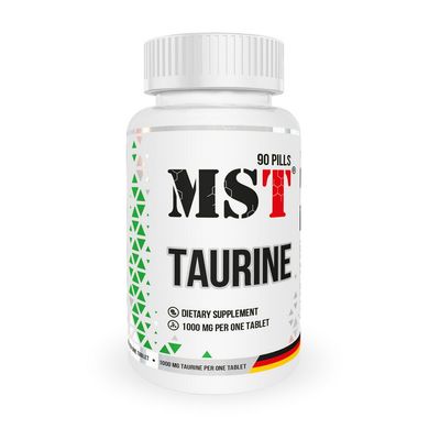 Таурин MST Taurine 1000 mg 90 таблеток