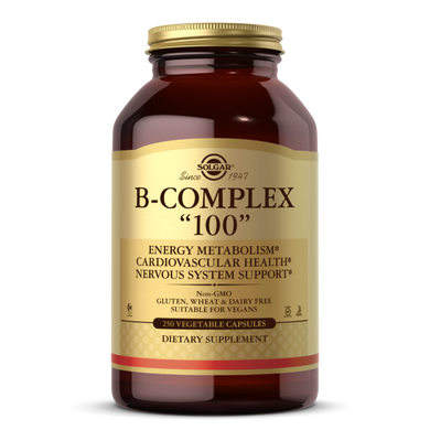 Комплекс витаминов группы Б Solgar B-Complex "100" (250 капс)