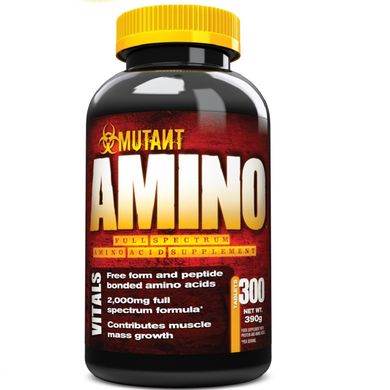 Комплекс амінокислот Mutant Amino 300 капс аміно