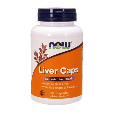 Таблетки для печінки Now Foods Liver Caps (100 капс) лівер капс