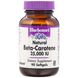 Натуральний бета-каротин, Bluebonnet Nutrition, Beta Carotene 25,000МЕ, 90 гелевих капсул