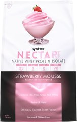 Сироватковий протеїн ізолят Syntrax Nectar 907 г strawberry mousse