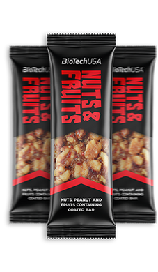 Протеиновый батончик BioTech Nuts and Fruits 40 грамм