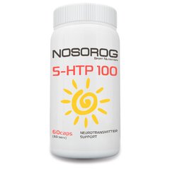 5-гидрокситриптофан Nosorog 5-HTP 100 мг (60 капсул) носорог