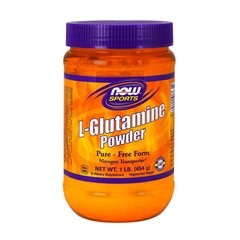 Глютамин Now Foods L-Glutamine Powder 454 г unflavored