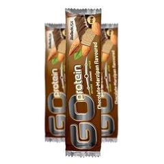 Протеїнові батончики BioTech Go Protein Bar 80 г chocolate marzipan