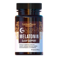 Мелатонін Golden Pharm Melatonin 3 mg 60 капсул