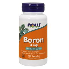 Бор Now Foods Boron 3 mg 100 капс