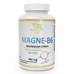 Магній Б6 Bodyperson Labs Magne B6 800 mg 100 капсул