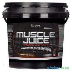 Гейнер для набору маси Ultimate Nutrition Muscle Juice Revolution 5 кг banana
