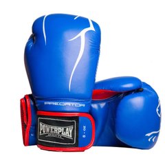 Боксерські рукавиці PowerPlay 3018 Сині 8 унцій