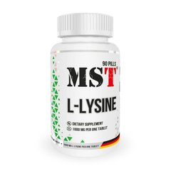 Лізин MST L-Lysine 1000 mg 90 таблеток
