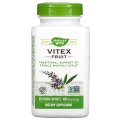 Витекс, Vitex Fruit, 400 mg, Nature's Way, 320 капсул