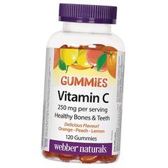 Витамин C Webber Naturals Vitamin C 250 mg 120 мармеладок