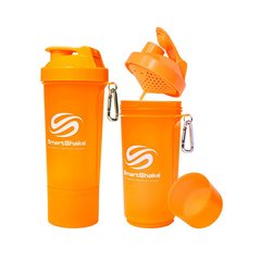 Шейкер спортивний SmartShake Slim NEON Orange (500 мл)