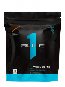 Сывороточный протеин концентрат R1 (Rule One) Whey Blend 476 грамм Шоколад арахис