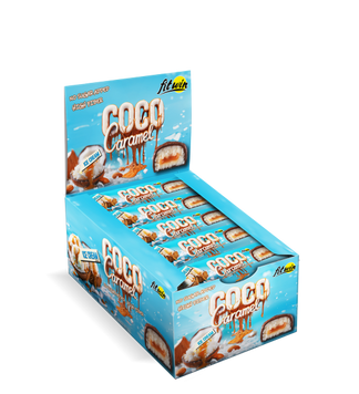 Кокосові батончики FitWin Coco Caramel 20x40 г Ice Cream