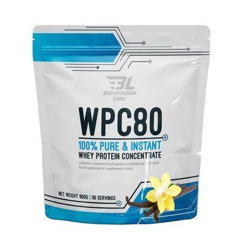 Сывороточный протеин концентрат Bodyperson Labs WPC80 900 г Vanilla