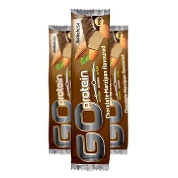 Протеїновий батончик BioTech Go Protein Bar 80 г chocolate marzipan