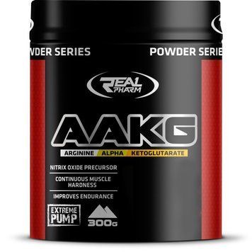 L-аргинин альфа-кетоглютарат Real Pharm AAKG 300 грамм Апельсин