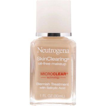 Очистка кожи, нежирный макияж, классический цвет слоновой кости 10, Neutrogena, 1 жидкая унция 30 мл