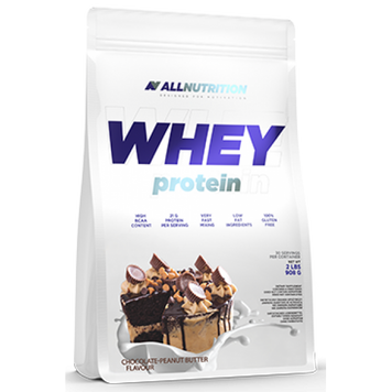 Сироватковий протеїн концентрат AllNutrition Whey Protein (900 г) Chocolate Peanut Butter