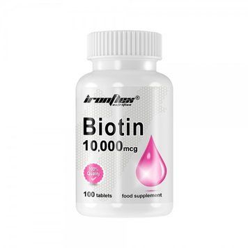 Біотин IronFlex Biotin 10000 mcg 100 таблеток