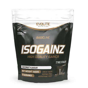 Гейнер для набора массы Evolite Nutrition IsoGainz 1000 г coconut
